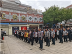 中闽百汇涂门商场在文庙广场开展“消防灭火演练”活动